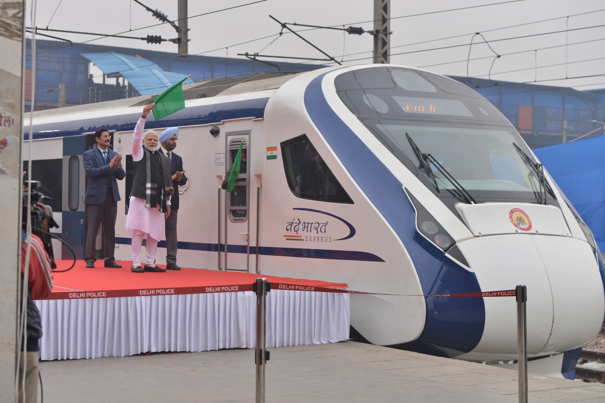 India's fastest train Vande Bharat Express flags off from New Delhi