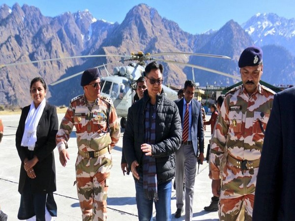 Kiren Rijiju visits ITBP's Mountaineering and Skiing Institute to promote winter sports 