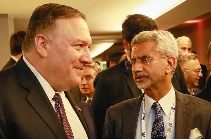 Jaishankar meets Pompeo, Pelosi on sidelines of Munich Security Conference