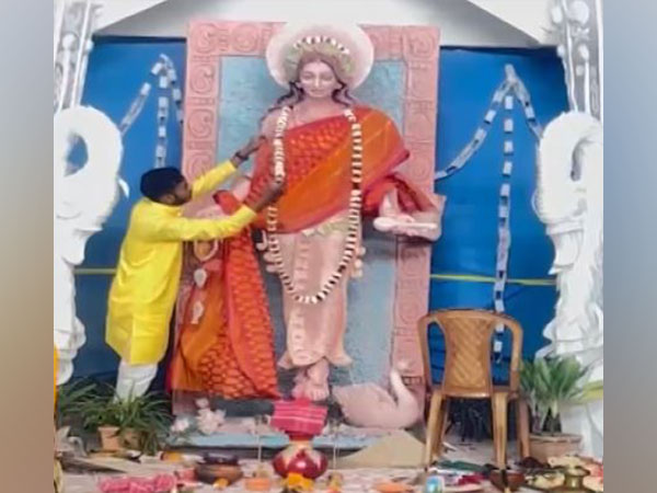 'Vulgar' Saraswati idol at Tripura Government College of Art and Craft sparks row; ABVP stages protest