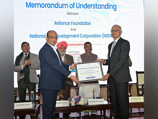 Reliance Foundation partners with National Skill Development Corporation to impact half a million youth