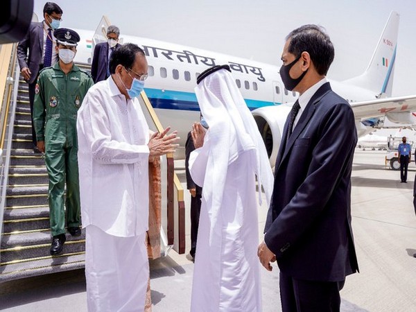Venkaiah Naidu reaches UAE to pay respect to Sheikh Khalifa Bin Zayed Al Nahyan