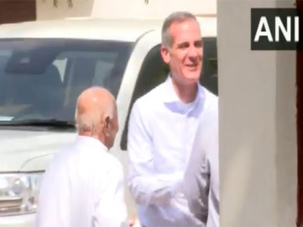 US Ambassador to India Eric Garcetti visits Sabarmati Ashram in Gujarat