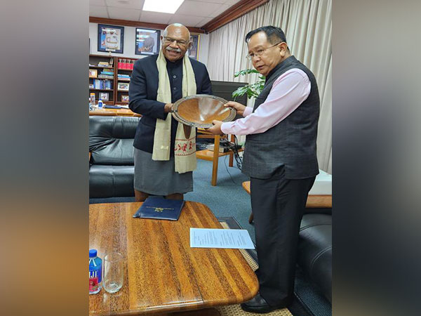 MoS Rajkumar Ranjan Singh calls on Fiji PM Sitiveni Rabuka