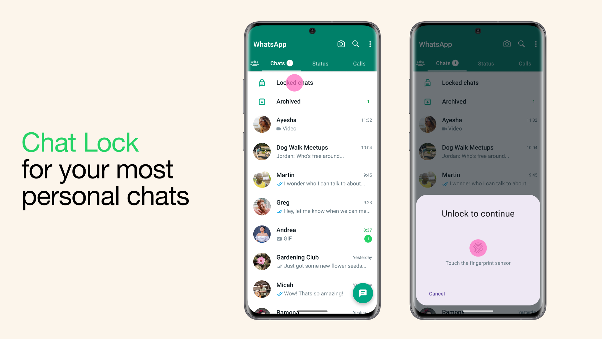 WhatsApp introduces Chat Lock to protect your most personal conversations