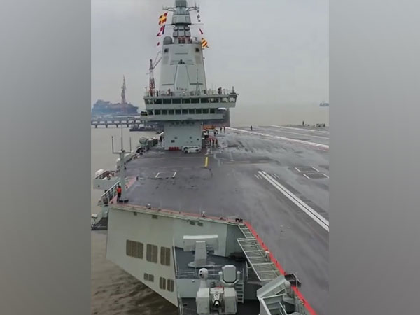 China's third aircraft carrier heads to sea for the first time
