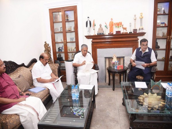 Kerala CM meets Union Minister Nitin Gadkari in Delhi