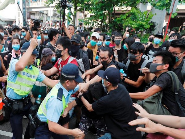 Hong Kong Police Commissioner condemns violence between forces and protestors