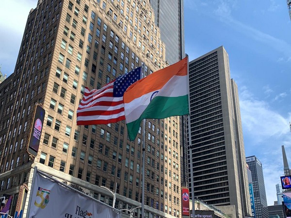 In a historic first, tricolour hoisted at NYC's Times Square during I-Day celebrations