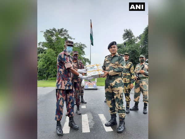 BSF exchanges sweets with Bangladesh forces on 75th Independence Day