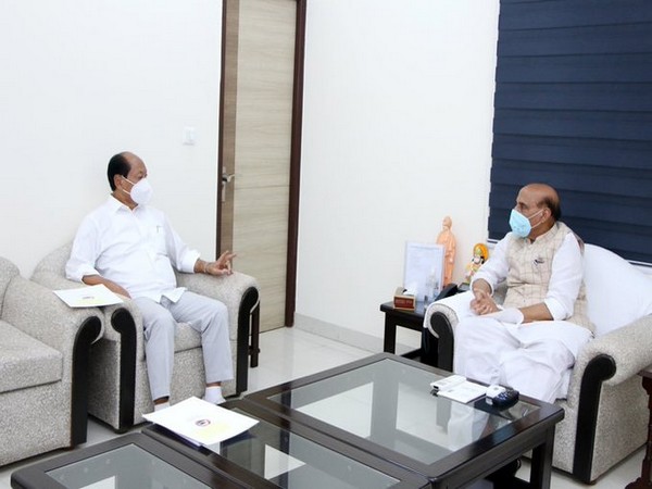 Nagaland CM meets Rajnath Singh, seeks support for Ceithu Airport at Kohima