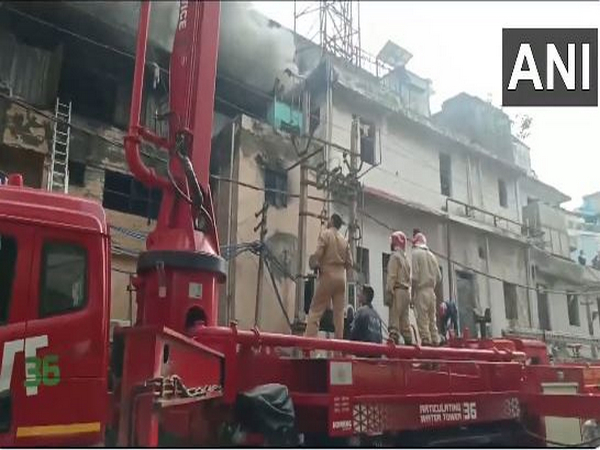 Blaze Erupts at Shoe Factory in Northwest Delhi