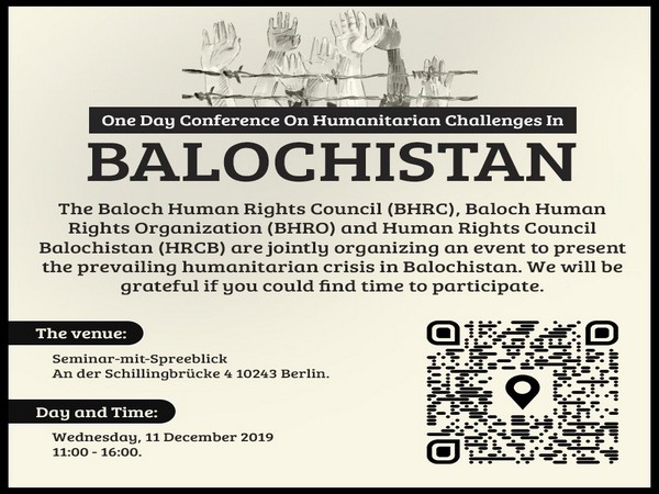 Human rights groups to hold joint conference on Balochistan in Berlin