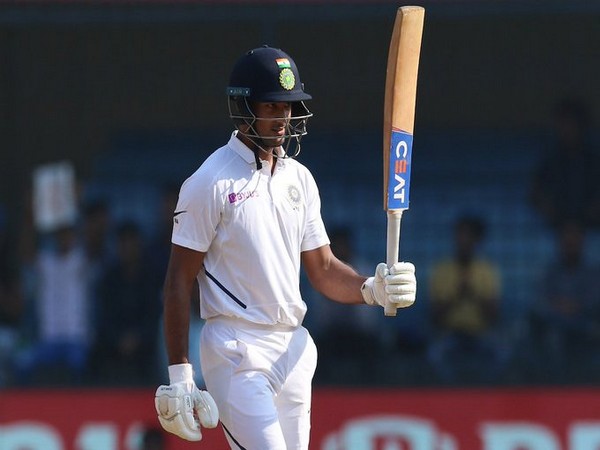 Mayank Agarwal scores his third Test century