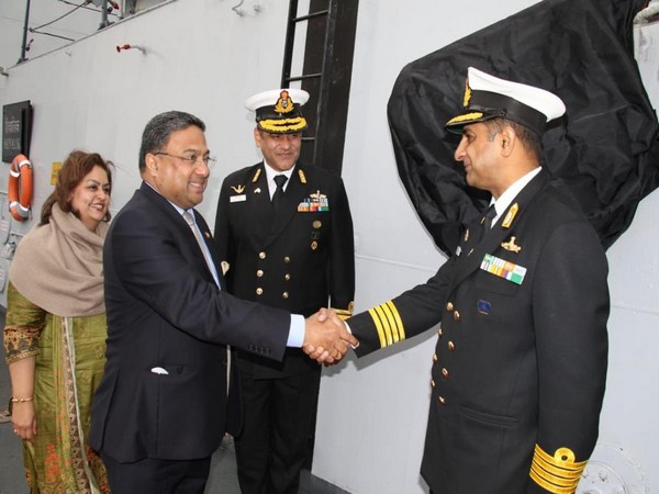 Indian envoy to Japan visits INS Shivalik in Japan's Yokosuka