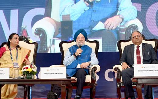 Hardeep Singh Puri Inaugurates GEO India 2024, Emphasizes Energy as Backbone of Economic Growth