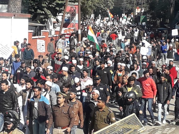 Protest march against citizenship law in Dehradun