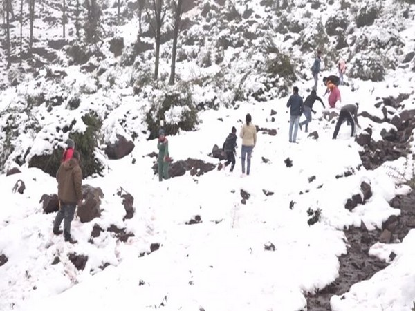 Light snow brings cheers to tourists in Shimla, 200 roads in HP closed for vehicular traffic