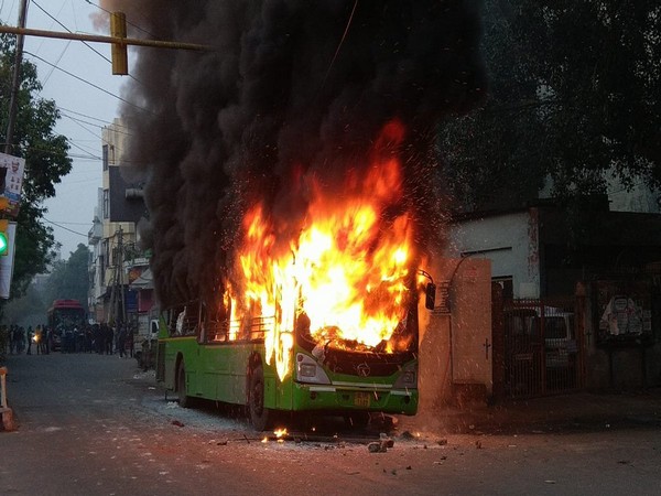Delhi: DTC buses torched as protests against Citizenship Act turn violent 