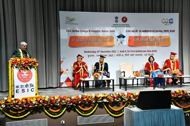 Graduation Ceremony of ESIC Dental College and Hospital held in Rohini 