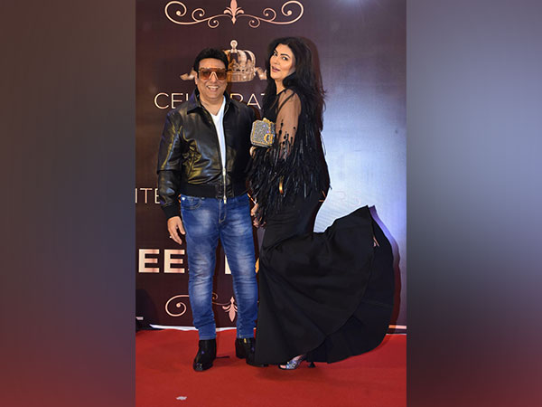 Glitzy Reunion: Govinda and Sushmita Sen Celebrate Anees Bazmee's 45 Years in Bollywood