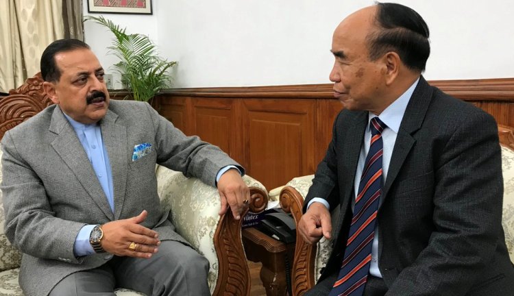 Mizoram CM calls on Dr Jitendra Singh to discuss on development projects in state