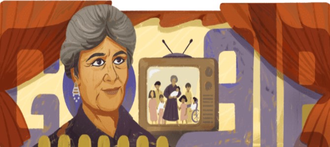 Karima Mokhtar, the Egyptian actress is on today’s Google Doodle