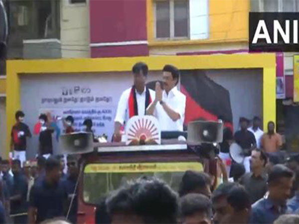 As polling for LS elections nears in TN, CM Stalin holds roadshow in North Chennai constituency
