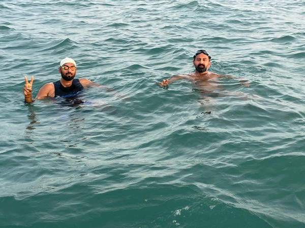 Indian swimmers Bharat Sachdeva, Shaashwat Sharma complete one-way Ram Setu Open Water Swimming Expedition