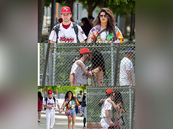 Sealed with a kiss: Priyanka Chopra, Nick Jonas indulge in PDA ahead of baseball match