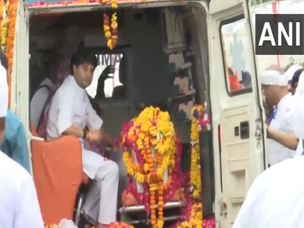 MP: Mortal remains of Madhavi Raje Scindia reach Gwalior for last rites