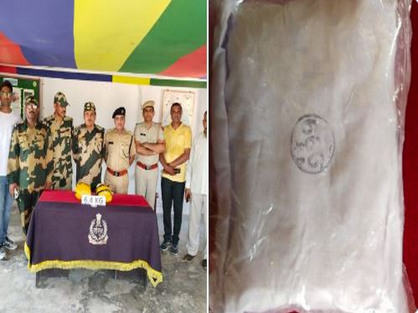 Rajasthan: BSF seizes 6.4 kg of heroin near Indo-Pak border in Sri Ganganagar district