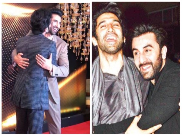 Watch:  Ranbir Kapoor greets 'Yeh Jawani hai Deewani' co-star Aditya Roy Kapur with a kiss