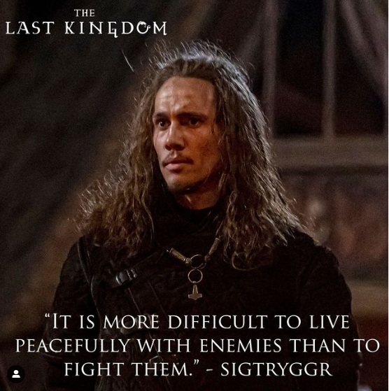 Last Kingdom Season 5 airs Sigtryggr with a quote, will he have children with Stiorra?