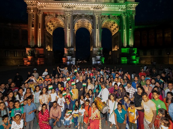 Brussels lights up to celebrate India's Independence Day