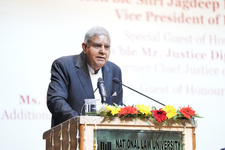 VP Dhankhar Condemns Anti-National Conduct, Urges Embrace of National Education Policy