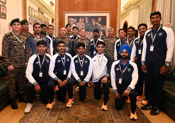 COAS Felicitates Indian Army Sportspersons for Stellar Performance at Paris Olympics 2024