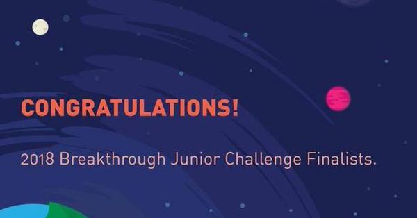 Three Indian students among 15 finalists in annual Breakthrough Junior Challenge