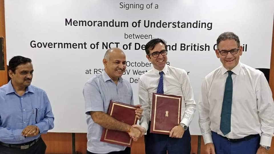 Delhi and British Council collaborate for skill development, promotion of art and culture