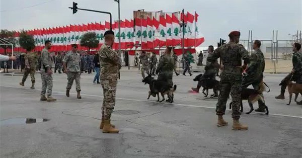 Lebanese army prepares for Independence Day parade in Beirut