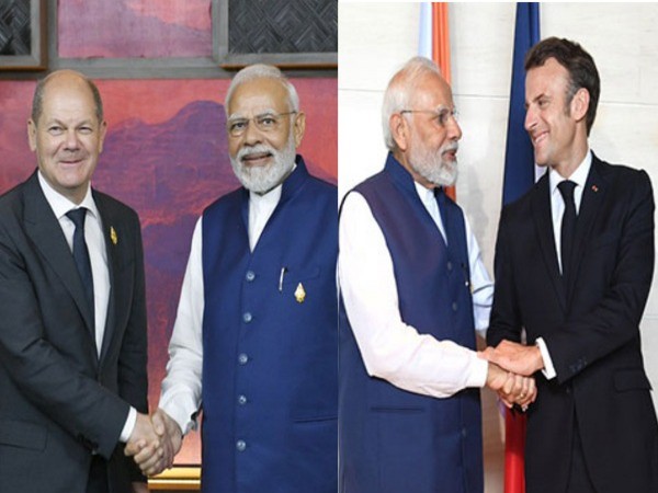PM Modi holds meeting with French President Macron, German Chancellor Scholz on sidelines of G20 summit