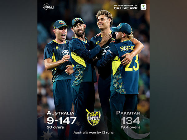 Australia Clinches Thrilling 13-Run Victory Against Pakistan in T20I Clash