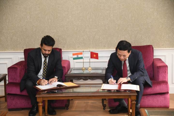 India, Vietnam sign Letter of Intent on collaboration in fields of digital media