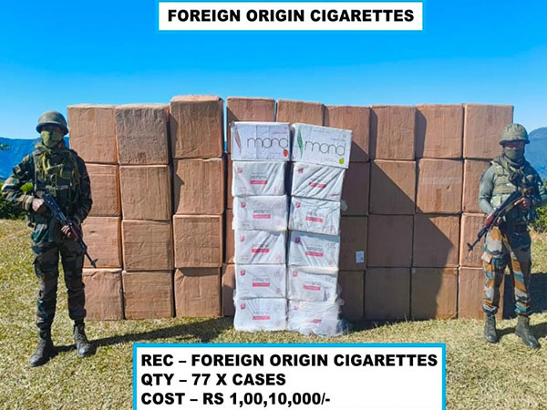 Assam Rifles and Customs Seize Rs 1 Crore Worth of Smuggled Cigarettes in Mizoram