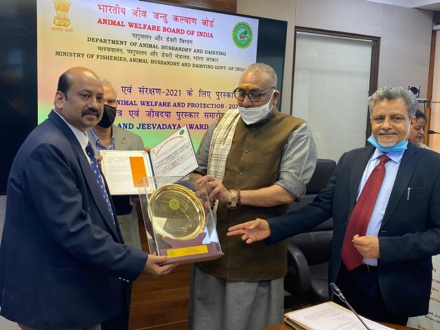 Giriraj Singh distributes Animal Welfare Board of India awards |  Science-Environment