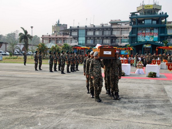 Arunachal helicopter crash: Indian Army pays obeisance to officers with full military honours