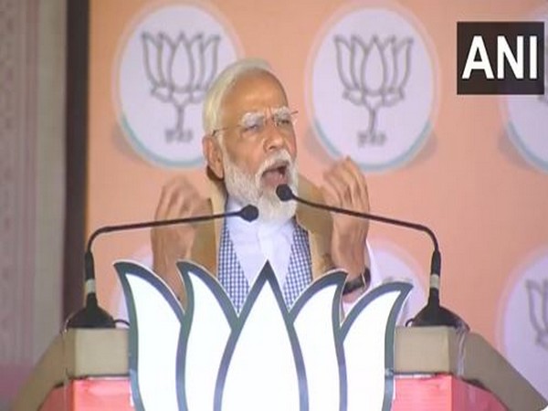 At Assam rally on Ram Navami, PM Modi urges people to turn on mobile flashlights for 'Suray Tilak'