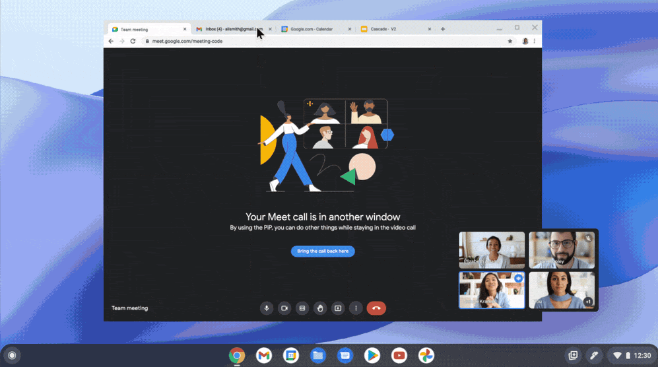 Google brings picture-in-picture mode to Google Meet in Chrome