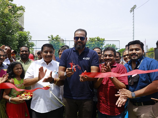 Yusuf Pathan inaugurates the 31st centre of Cricket Academy of Pathans (CAP) in Salem, Tamil Nadu