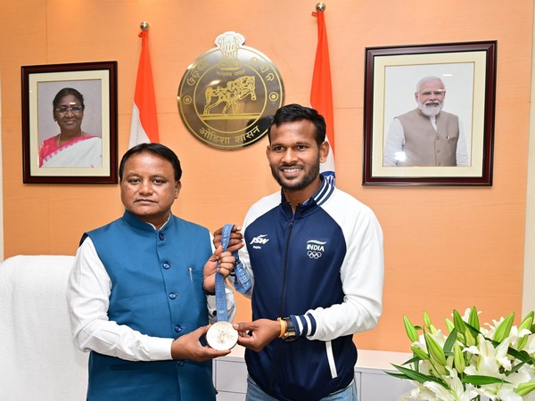 Odisha CM Honours Hockey Star Amit Rohidas After India's Olympic Bronze Medal Victory